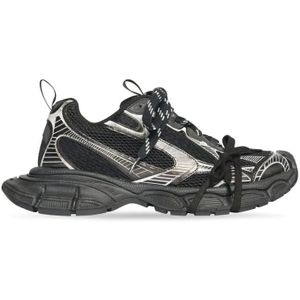 Balenciaga 3XL Mesh Sneakers Zwart/Wit , Black , Heren , Maat: 42 EU