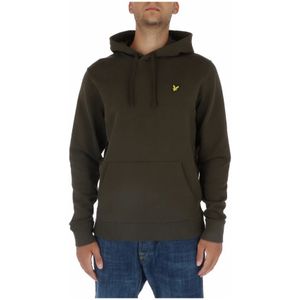 Lyle & Scott, Heren, Sweatshirts & Hoodies, Groen, Maat: 2XL Katoen,