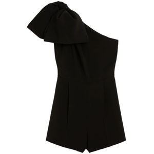 Max Mara, Dames, Jumpsuits & Playsuits, Zwart, Maat: S Zijde,