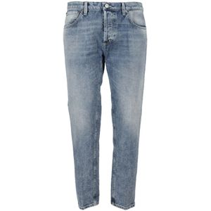 Dondup, Heren, Jeans, Blauw, Maat: W30 Denim,