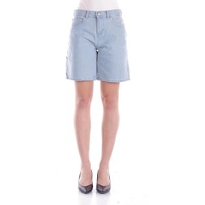 Dickies - Korte Broeken - Blauw - Dames - Katoen - Rits Knoop