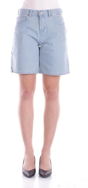 Dickies - Korte Broeken - Blauw - Dames - Katoen - Rits Knoop