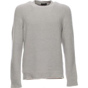 Roberto Collina, Heren, Truien, Grijs, Maat: L