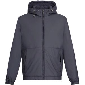 Liu Jo, Heren, Jassen, Blauw, Maat: S Nylon,