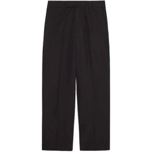 Gucci, Heren, Broeken, Zwart, Maat: L Katoen,