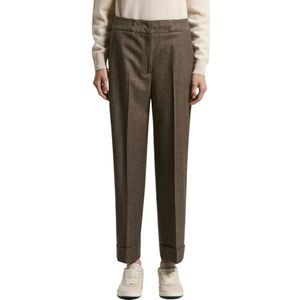 Peserico, Dames, Broeken, Bruin, Maat: XL
