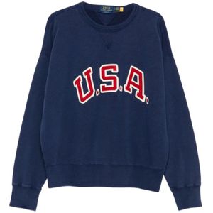 Ralph Lauren, Heren, Sweatshirts & Hoodies, Blauw, Maat: S