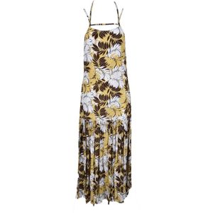 Weili Zheng, Dames, Jurken, Geel, Maat: S Synthetisch,