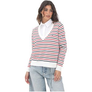 Tommy Jeans - DW0DW19888 - Trui - Veelkleurig - Biologisch Katoen - Casual