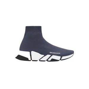 Balenciaga Ultra-Lichte 3D Mesh Sneakers , Blue , Heren , Maat: 39 EU