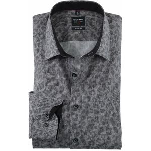 Olymp, Heren, Overhemden, Zwart, Maat: 2XL