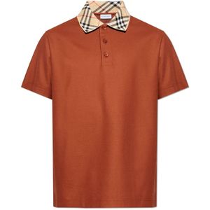 Burberry, Heren, Tops, Bruin, Maat: L