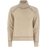 Max Mara Studio, Dames, Truien, Beige, Maat: XS