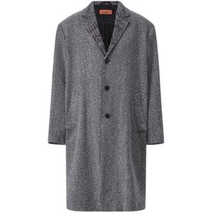 Missoni, Heren, Mantels, Grijs, Maat: M Katoen,