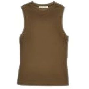 Acne Studios, Dames, Tops, Bruin, Maat: M Katoen,