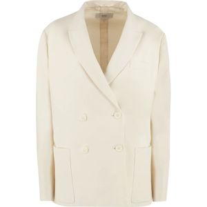 Prada, Dames, Jassen, Beige, Maat: XS Katoen,