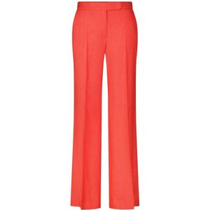 Windsor, Dames, Broeken, Rood, Maat: XL Linnen,