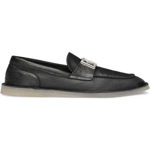 Dolce & Gabbana - New Florio - Mocassins - Zwart - Hertenleer/Kalfsleer