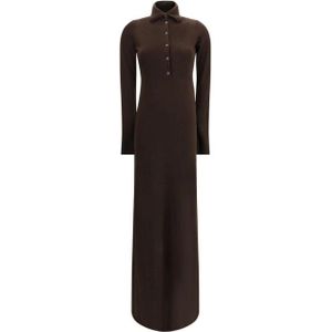 Tom Ford, Dames, Jurken, Bruin, Maat: S Kasjmier,
