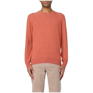 Brunello Cucinelli, Heren, Truien, Oranje, Maat: S Kasjmier,