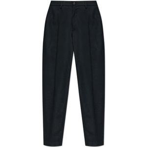 Dolce & Gabbana, Heren, Broeken, Zwart, Maat: L Wol,