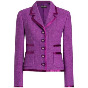 Dolce & Gabbana, Dames, Jassen, Paars, Maat: XS