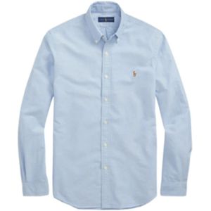 Polo Ralph Lauren - Overhemd - Lichtblauw - Slim Fit - Lange Mouw