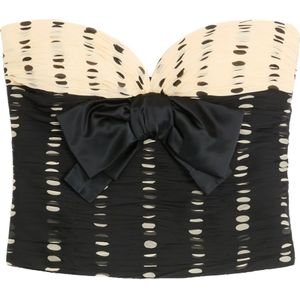 Valentino Garavani, Dames, Tops, Zwart, Maat: XS Zijde,