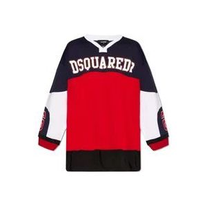 Dsquared2 T-shirt met logo , Multicolor , Dames , Maat: S