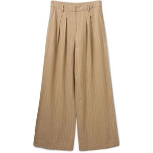 Sofie Schnoor - Vivasw - Damesbroek - Beige - Wijdere Pijpen