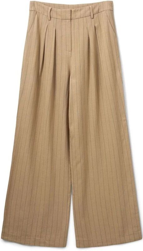 Sofie Schnoor - Vivasw - Damesbroek - Beige - Wijdere Pijpen