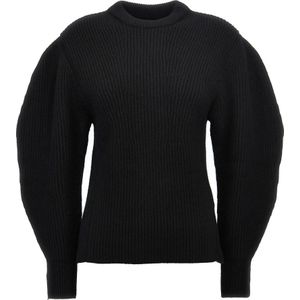 Jil Sander, Dames, Truien, Zwart, Maat: S Wol,