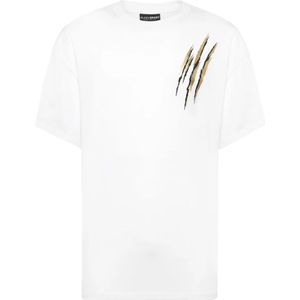 Philipp Plein Sport - Run Faster Scratch - T-shirt - Met Korte Mouwen