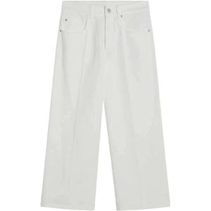 Brunello Cucinelli, Dames, Jeans, Wit, Maat: S
