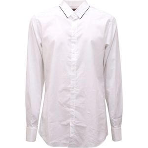 Dolce & Gabbana, Heren, Overhemden, Wit, Maat: 3XL Katoen,