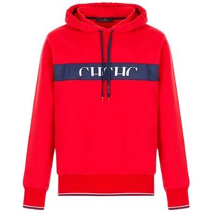 Carolina Herrera, Heren, Sweatshirts & Hoodies, Rood, Maat: L Katoen,