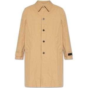 Versace - Mantel - Heren - Beige - Katoen