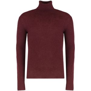 Dries Van Noten, Heren, Truien, Bruin, Maat: XL Wol,