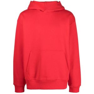Diesel, Heren, Sweatshirts & Hoodies, Rood, Maat: M Katoen,
