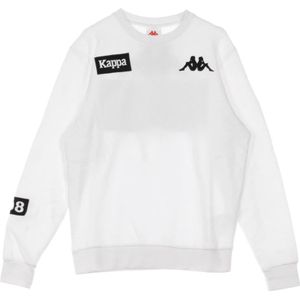 Kappa, Heren, Sweatshirts & Hoodies, Wit, Maat: S