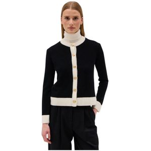 DNM Pure, Dames, Truien, Zwart, Maat: M Kasjmier,