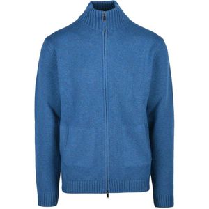 Daniele Fiesoli, Heren, Truien, Blauw, Maat: XL Wol,
