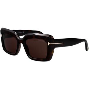 Tom Ford, Dames, Accessoires, Bruin, Maat: 52 MM