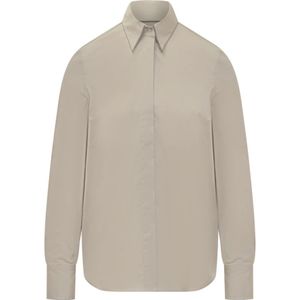 Brunello Cucinelli, Dames, Blouses & Shirts, Beige, Maat: M