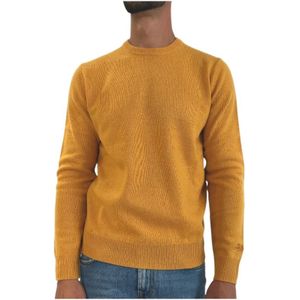 Saint Barth, Heren, Truien, Geel, Maat: S Wol,