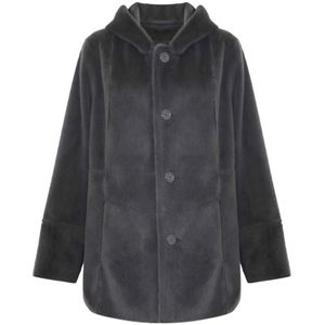 Kocca, Dames, Mantels, Grijs, Maat: L