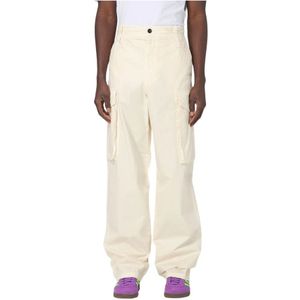 Msgm, Heren, Broeken, Geel, Maat: S Katoen,