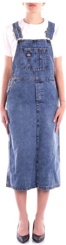 Dickies - Jeans Jurk - Katoen - Lange Overall - Standaard Pasvorm