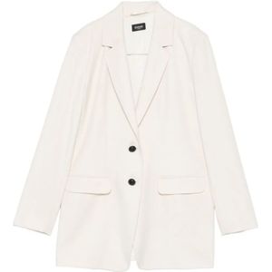 Marella, Dames, Jassen, Wit, Maat: M Leer,