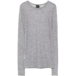 Pinko, Dames, Tops, Grijs, Maat: S